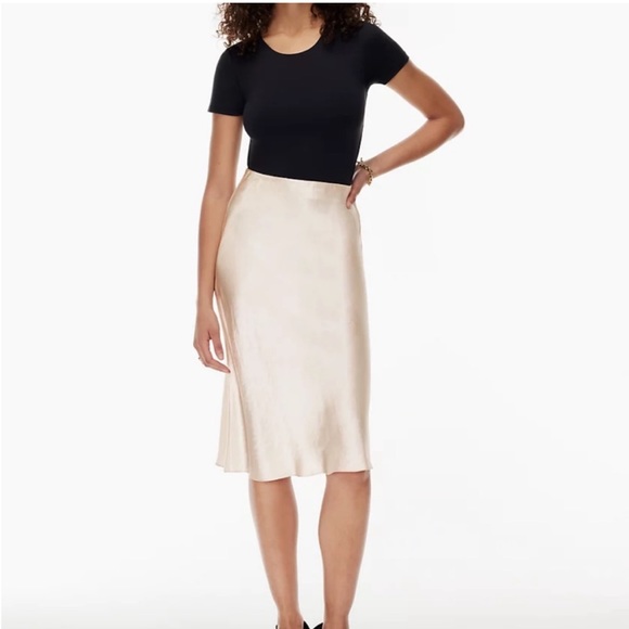 NWT* Babaton Aritzia Slip Midi Skirt - Picture 4 of 10